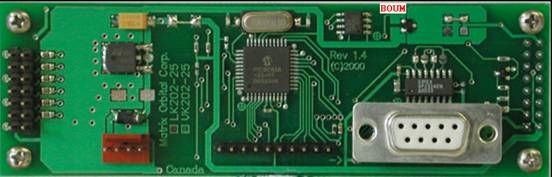 The small transistor marked red on white with &quot;BOUM&quot; just burned.
