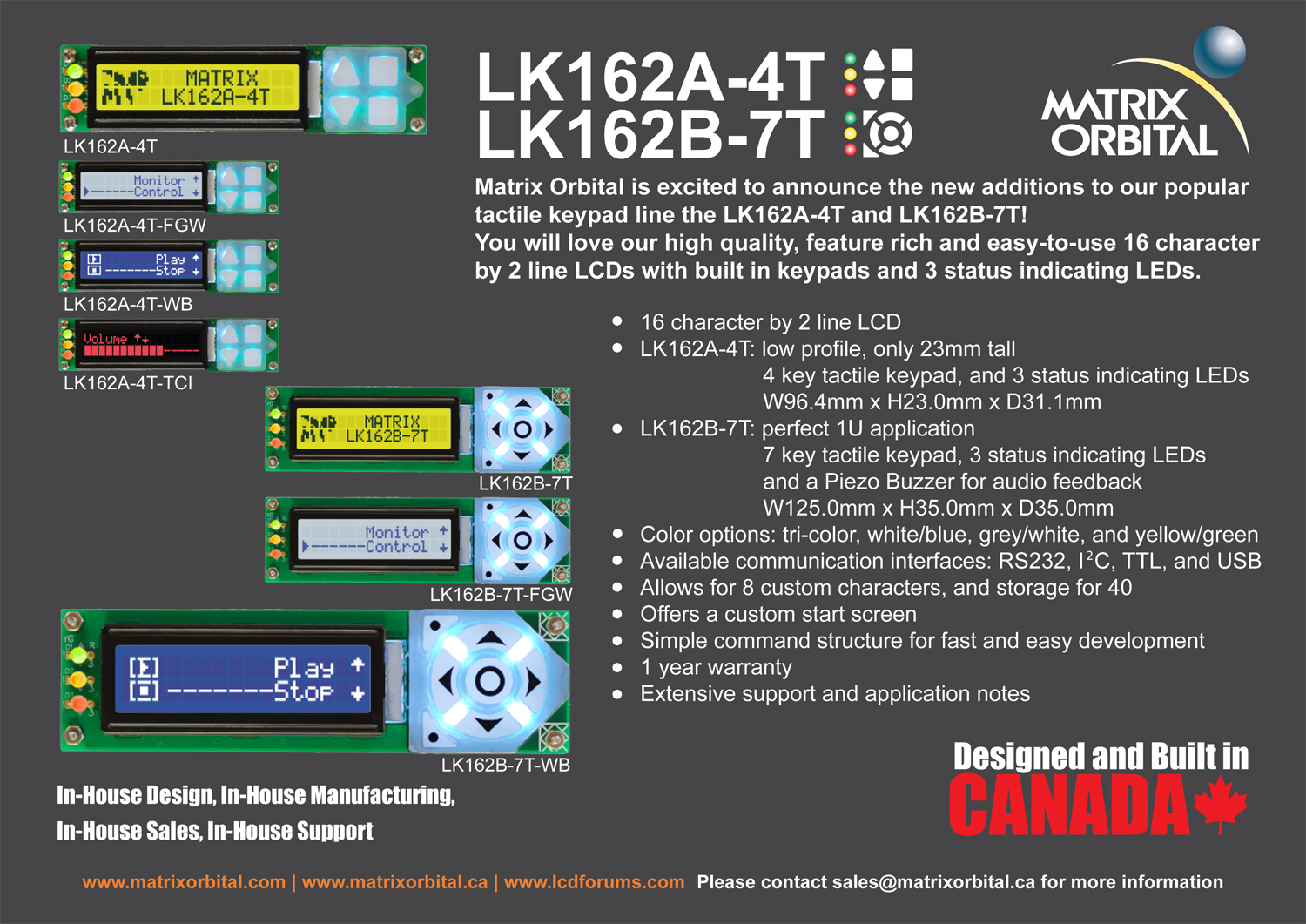 LK162A-4T, LK162B-7T